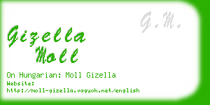 gizella moll business card